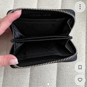 Michael Kors Black Zip Wallet